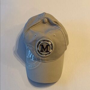 Miami Tan Cap with Logo